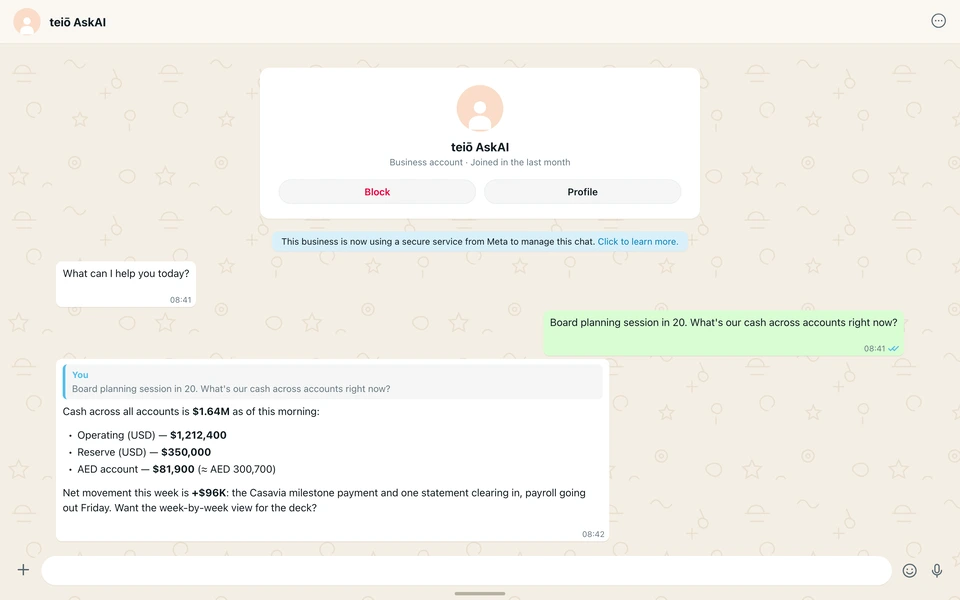Click to view full screen Ask AI on WhatsApp — frame 1 of 6